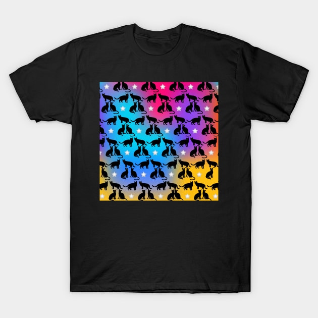 seamless cat pattern T-Shirt by Eric Okore